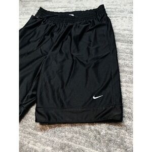 Vintage Nike Dazzle Basketball Shorts Mens Large Black Mesh Gray Tag MINT!